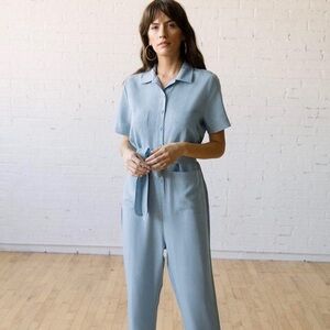 Tradlands Finn jumpsuit in Surf, size L